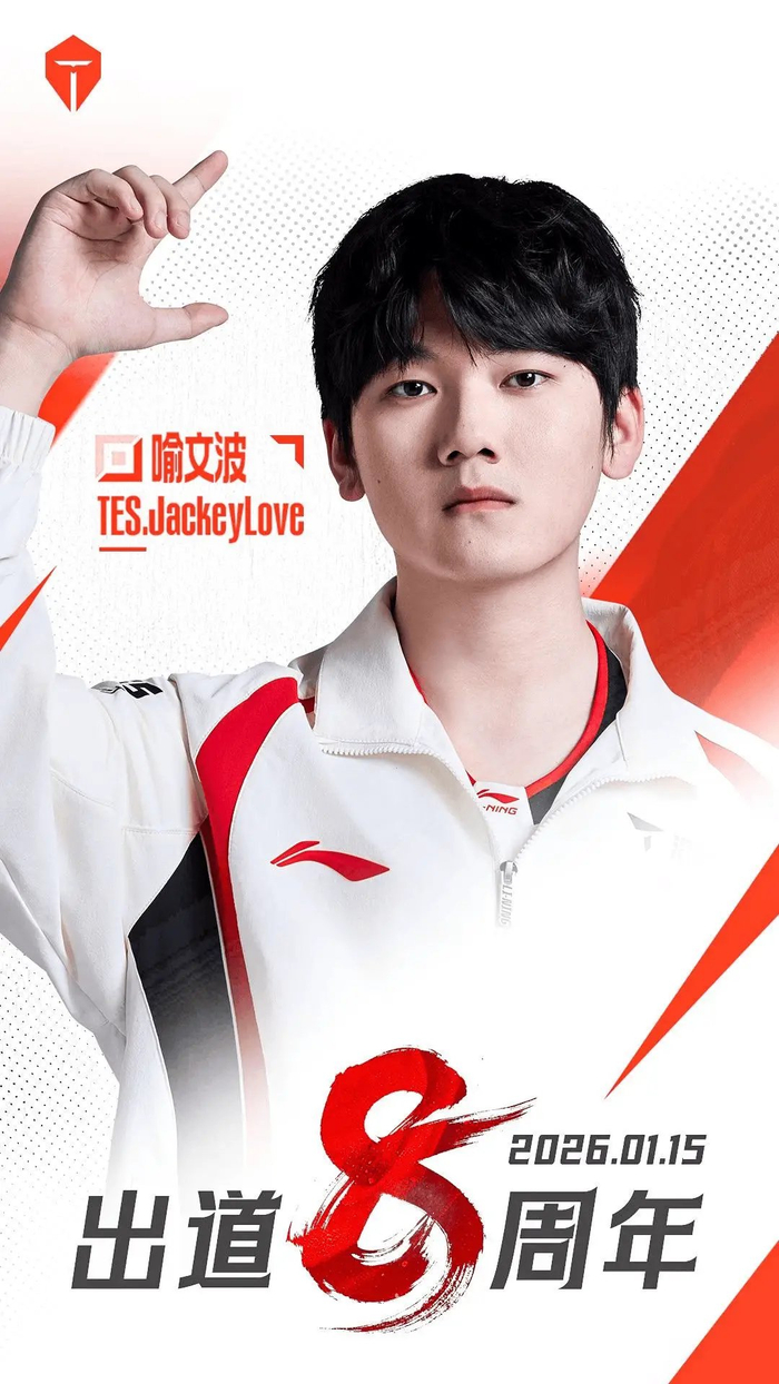 关于JackeyLove连续三场比赛得分超过爆冷，TES挑战极限！的信息